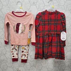 Nwt Girl's Christmas Clothes Bundle,  Size 3T